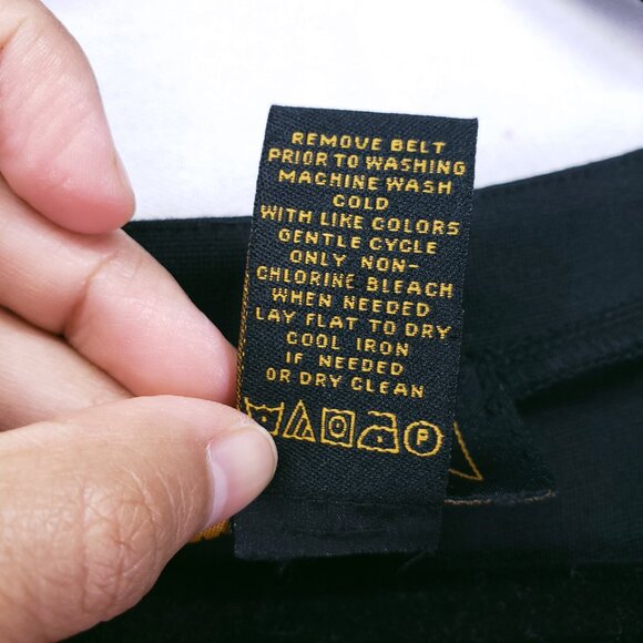 IMAN Red Black Scoop Neck Bodycon Mid Length Colorblock Business Office Dress L - Picture 3 of 13